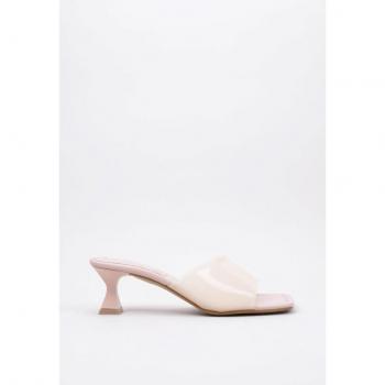 Mule Tacón Krack Core Vacaris Beige