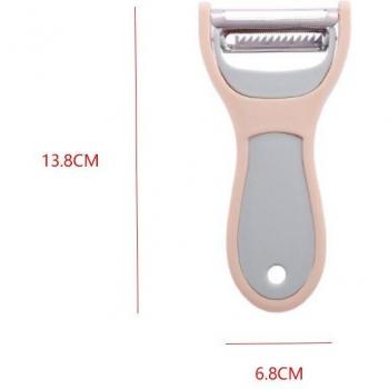 Chef's Duo : Éplucheur et Trancheur inox