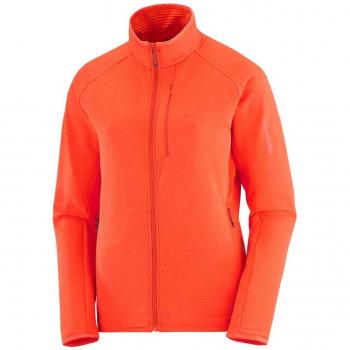 Chaqueta Forro Polar Salomon Essential Mujer Naranja