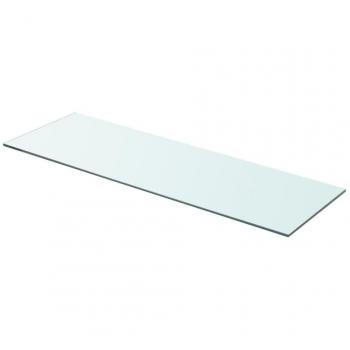 Clear Glass Shelf Panel 80x25 cm vidaXL