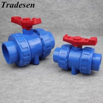 1pc Blue PVC Ball Valve Union