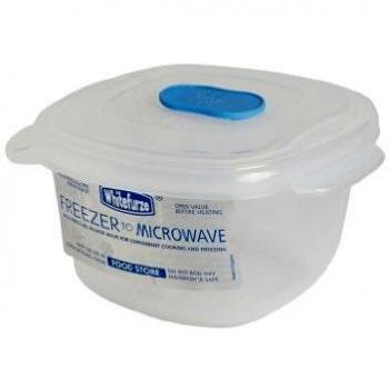 Whitefurze 0.37L Square Freezer & Microwave Meal Keeper