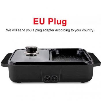 Marmite-Grill 220V 1400W – Plateforme Antiadhésive
