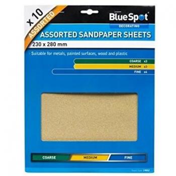 Packs of Sanding Sheet Sandpaper Coarse Medium Fine Or Assorted Pack 19850
