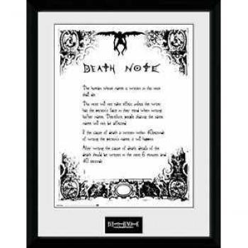 GB Eye – Illustration: Death Note Rahmenfoto (30 × 40 cm)