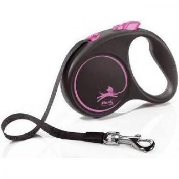 Flexi Pet Leine 5m schwarz
