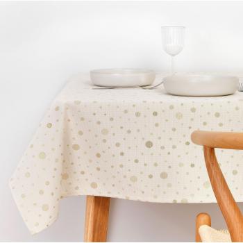 Manta de Tela Jacquard Dorado Lurex R22123 100x155