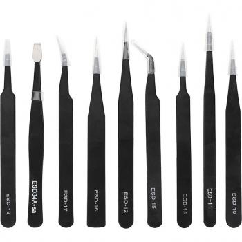 NICEYARD Anti-Static ESD Tweezers Set for BGA Work