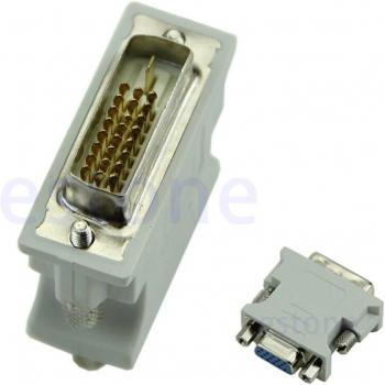 Convertisseur Femelle VGA 15 broches à DVI-D Mâle