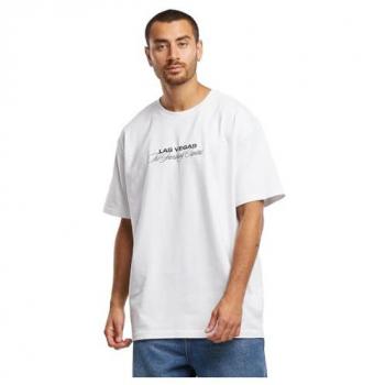 Maglietta Mister Tee 'Gambling Capital' Bianco 3XL