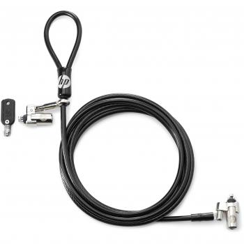 HP Dual Head Keyed 2.13m Cable Lock – 10mm – For Z1 G6, ZBook Firefly 14/15 G7, Fury 15/17 G7