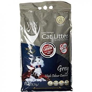 Van Cat Areia para Gato Cinza com Ação de Carvão Ativado