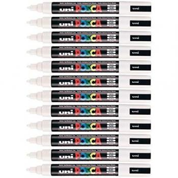 Marqueurs de peinture Uni Posca PC-5M blanc