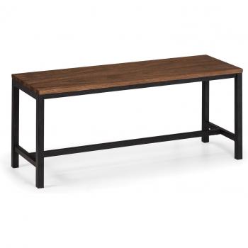 Tribeca Walnut Contemporary Bench