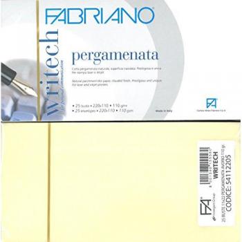 Busta Avorio X25 WriteCh Carta Pergamenata
