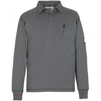 Ios Berufs-Poloshirt Hellanthrazit S