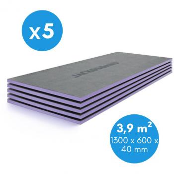 Confezione da 5 Pannelli isolanti Jackon Plano 1300x600x40 mm