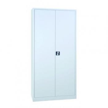 Gürkan 111517 Stahlschrank (verkehrsweiß) – 92 x 42 x 195 cm, vorgefertigt