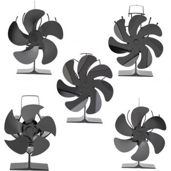 Eco-Friendly Heat Distribution Fan for Stoves – 5‑7 Bladed, Heat Powered, Suitable for Wood/Log Burners
