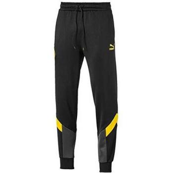 Pantaloncini da allenamento Puma BVB Iconic MCS in nero con dettagli gialli, XL