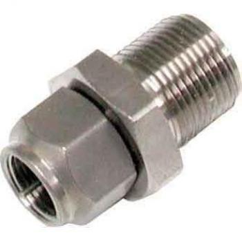 F-Stecker zu IEC-Buchse Adapter FAI 02