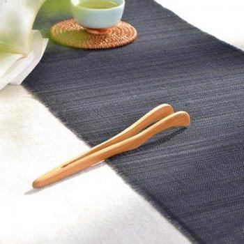 Set de Pinzas de Bambú para Té y Tostadas