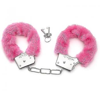 Accessoire Cosplay Police – Menottes Métalliques à Touches Roses