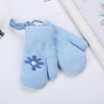 Little Daisy Soft Velvet Baby Winter Gloves