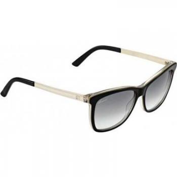 Gucci GG 3675/S „Sonnenlicht“ – Schwarze Rahmen, goldene Gläser