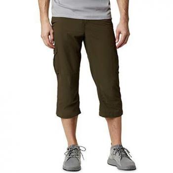 Columbia Silver Ridge II Pantacourt Capri Homme Vert Olive FR: XS (Taille Fabricant: XS)