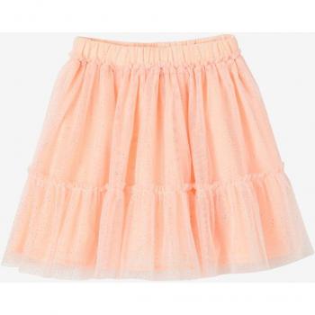 Jupon élégant en tulle pailleté rose nude pour enfant