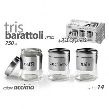 Set de bocaux en acier 750ml