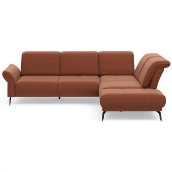 Ecksofa INOSIGN L‑Form Coco – Rosa (Kupfer)