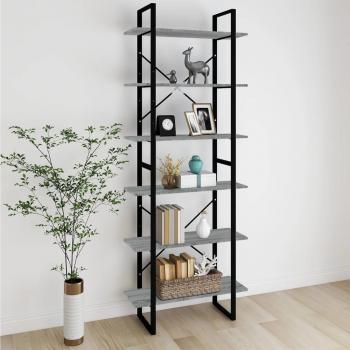 Estantería de madera multicapa Sonoma 80x30x210 cm