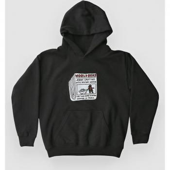 A.LAB World News Sweat à capuche pour enfants en noir