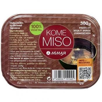 Mimasa Kome Miso 300 Gr No Pasteurizado