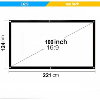 Pantalla de cine portátil 100 Vivicine