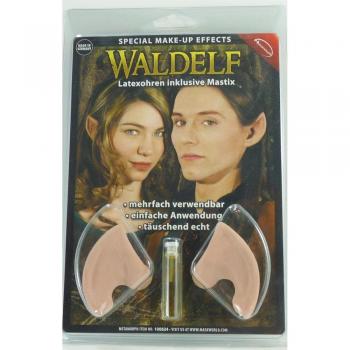 Maskworld Elfenohre Latex – mit Hautkleber für sichere Befestigung