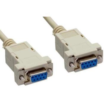 InLine Nullmodemkabel 9pol Buchse/Buchse 10m geklippt