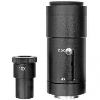 BRESSER SLR‑Kameraadapter 2,5 × und 4 × – Standardmodell für Mikroskope