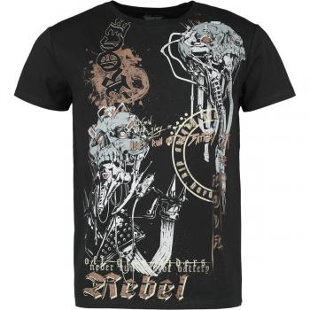 T‑shirt EMP Serpent – Homme, manches courtes, noir, S‑XXL