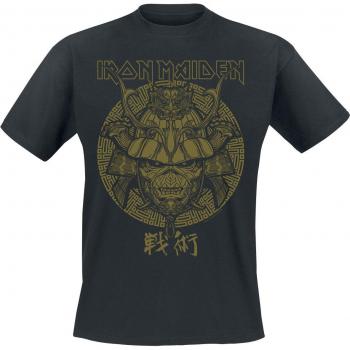 Iron Maiden Men's Samurai Eddie Gold Graphic Tee