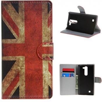 Stand & Funda Retro UK Bandera para LG Magna