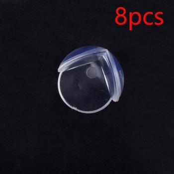 8PCS Anti-Collision Round Baby Corner Protectors Transparent