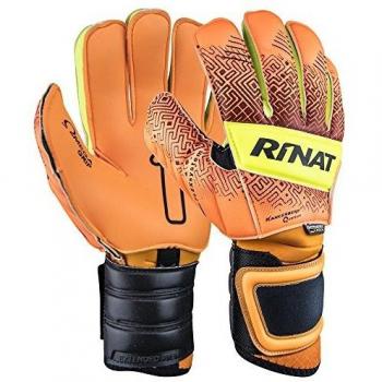 Torwart-Hands: Rinat Kancerbero Quantum Pro – Orange/Neongelb, 9 Stück