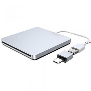 VersionTECH Compact External Superdrive – USB 2.0/Type C
