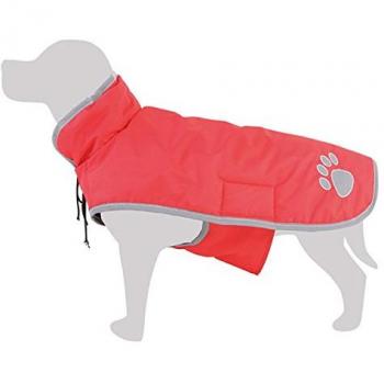 Arquivet Red Waterproof Dog Raincoat