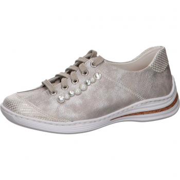 Rieker M3503-80 Damen Slip-On Sneaker, Grau