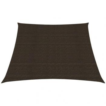 VidaXL Solar Shield Brown 3/4x3m HDPE 160g/m²