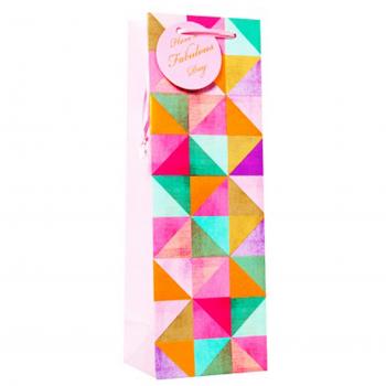 Simon Elvin Female Patterned Bottle Gift Bags (Pack of 6)